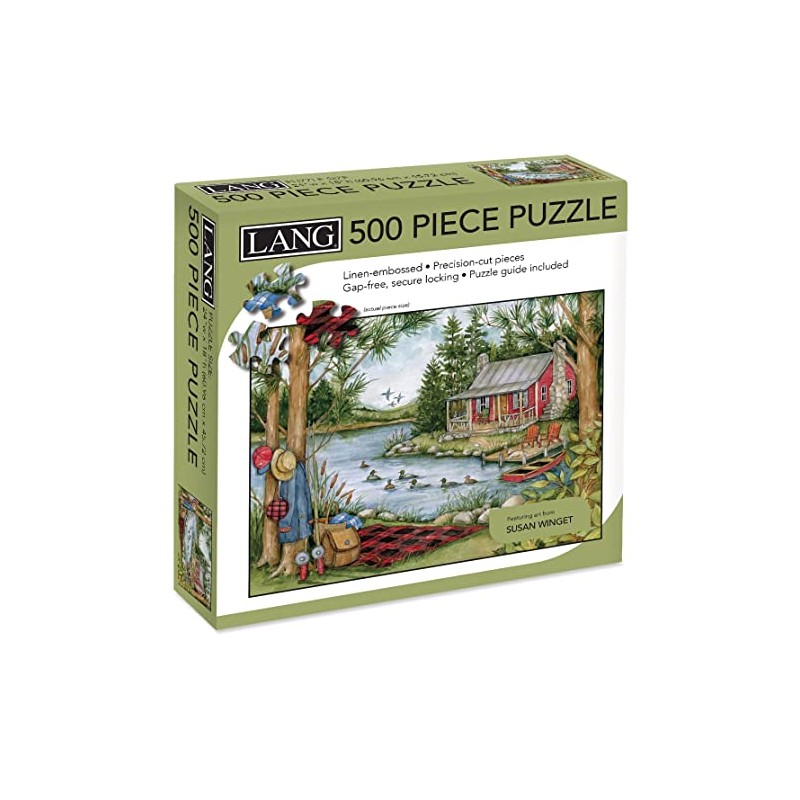 Lang 500PC Puzzle PCNC, Picnic by The Lake, (5039180)