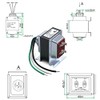 XXSZHY 16V 30VA Doorbell Transformer Hardwired Compatible with Ring Video