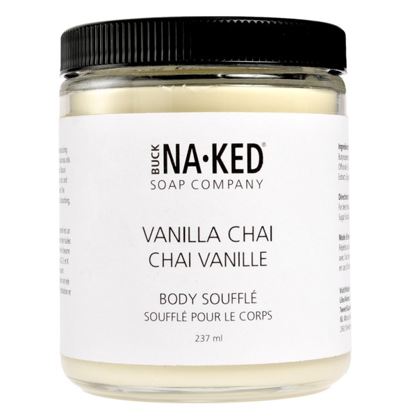 Buck Naked Soap Company Vanilla Chai Body Souffle 237 mL