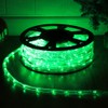 50ft 360 LED Waterproof Rope Lights,110V Connectable Indoor Outdoor Led