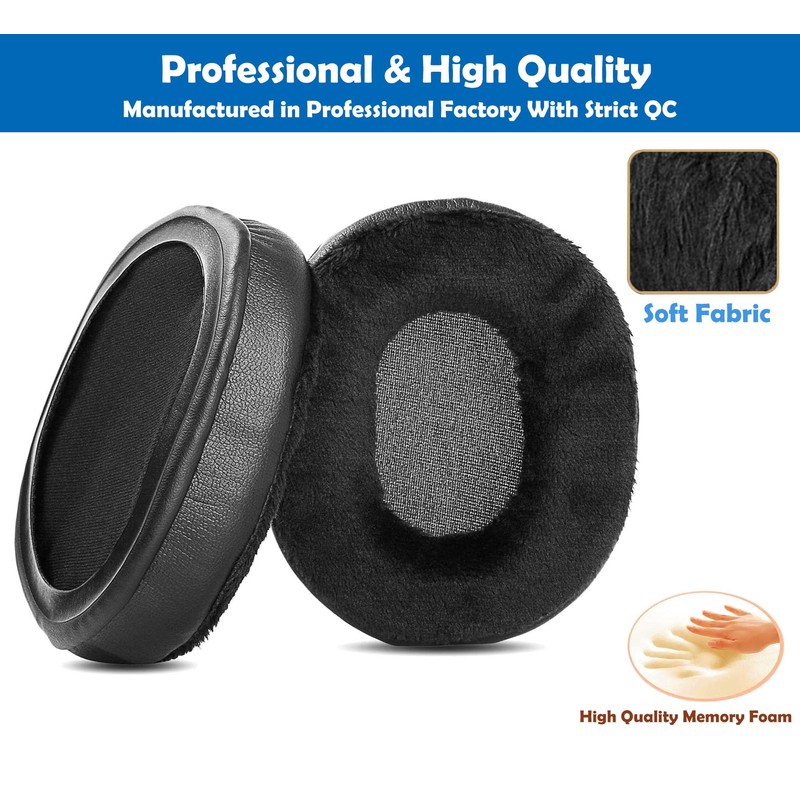 DowiTech Soft Ear Pads Replacement Cushions Compatible with Sony MDR-7506