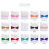 Joccun 30 PCS Spandex Chair Sashes Bows Stretch Chair Cover