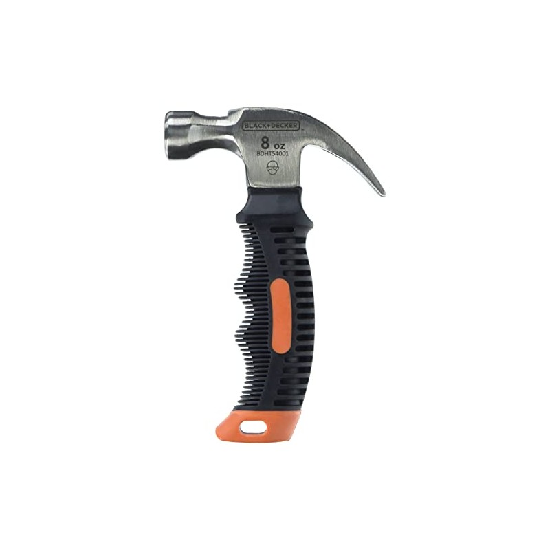 BLACK+DECKER Stubby Small Hammer, 8oz (BDHT54001)