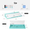 LOUKIN Glass Desktop Whiteboard, 15.3" x 5.6" Dry Erase Desk