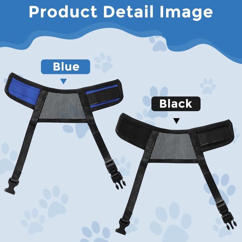 ILEPARK Soft Dog Muzzle, Muzzles with Breathable Beehive Adjustable Fit