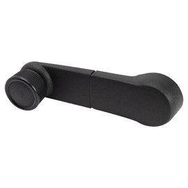 TRQ Metal Reinforced Window Crank Handle Set Black Compatible with 1987-1996 Ford Bronco 1989-1990 Bronco II 2003-2008 E-150 2003-2005 E-150 Club Wagon 1992-2002 E-150 Econoline E-150