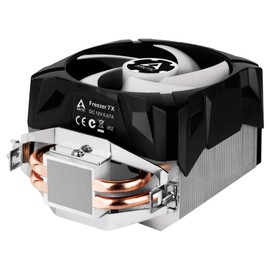 ARCTIC Freezer 7 X - Compact CPU Cooler, 100 mm PWM Fan, Multi-Compatible with Intel & AMD, LGA1700 Compatible, 300-2000 RPM (PWM Controlled), Pre-Applied MX-4 Thermal Paste