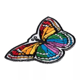 PatchStop - World's Largest Patch Store Rainbow Monarch Butterfly Patch, Butterfly Patches