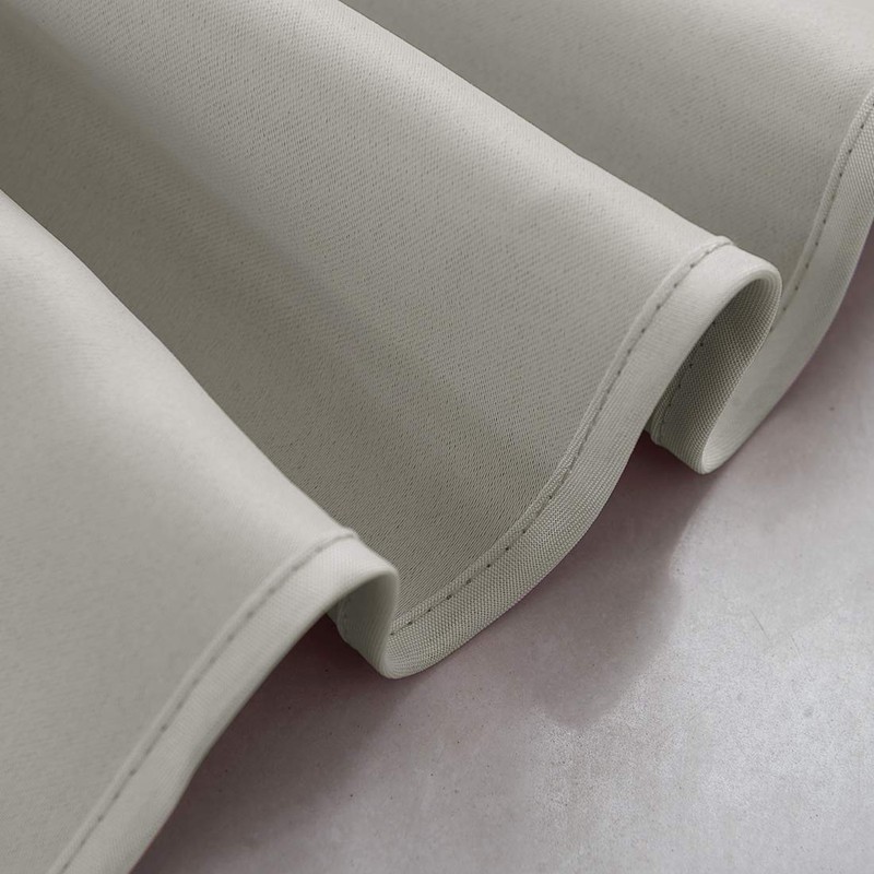 vctops Cenefa de cortina oscurecedora sólida para cocina/recámara, paneles de