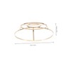 WHAMVOX Metal Lampshade Frames DIY Table Lampshade Frames Stable Lampshade