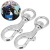 2pcs 80MM Diving 316 Stainless Steel Swivel Eye Snap Hook