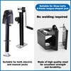 Shimeyao Trailer Tongue Jack Stand Bracket Bolt-on Relocation Set