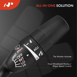 A-Premium Multifunction Switch Turn Signal Switch Compatible with Honda Civic 2008-2011, Accord 2009-2012