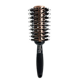 Phillips Brush Luxe Tourmaline Monster Vent 5 Poly-Tip Professional Hair Brush (2.5” Barrel Head) - Vented Blowout Hairbrush with Poly Tipped Nylon & Boar Hair Bristles