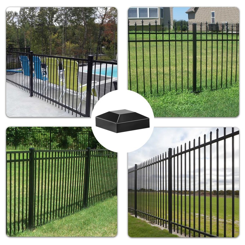 2x2 Aluminum Pyramid Caps - Fits 2" x 2" Metal