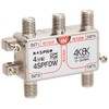 Mass Pro Denko 4SPFDW 4 Splitter, Supports New 4K 8K