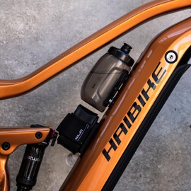 XLC Fidlock Bicycle Water Bottle Set for Standard Frame WB-K06 with Fidlock Adapter and Adapter for Standard Frame, 450 ml