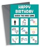 Fun Birthday Card - Guess The Video Game - Gamer