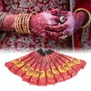 12pcs 0.9oz Temporary Tattoo Paste Red Professional Waterproof Safe DIY