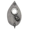 Waterwood Solid Brass Ladybug on Leaf Doorbell in Pewter -
