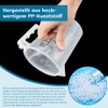 LIMITADA Pack of 3 Measuring Cups Plastic 100 ml 250