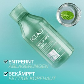 Redken Amino Mint Shampoo: Refreshing Hair Shampoo Against Oily Hair