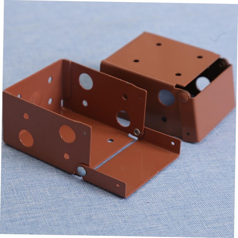 MAGICLULU 4Pcs Curtain Track Mounting Brackets Side Mounting Accessories for
