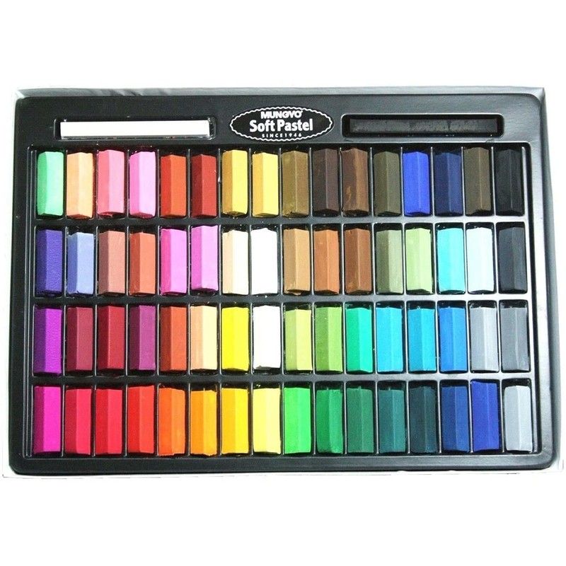 Mungyo Soft Pastel 64 Color Set Square Chalk