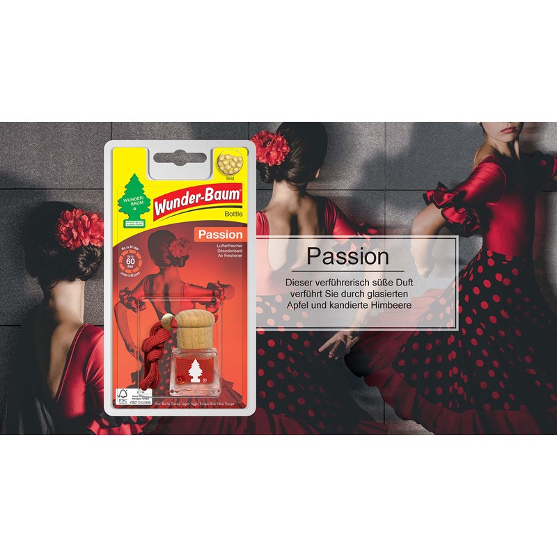 WUNDER-BAUM Duftflakon I Langanhaltender Duft im Auto oder zu Hause