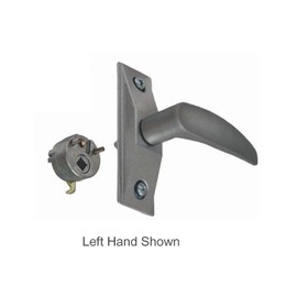 Pacific Doorware Adams Rite Style Deadlatch Lever Handle for Storefront Door Lock, Aluminum (Left Hand)