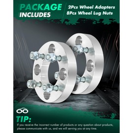 SCITOO 2Pcs Wheel Adapters 1 inch 4x108 to 4x100 Bore 78.1mm Studs 12x1.5 4 Lug Wheel Spacers Adapters Fit for for Ford for Mustang for Ford Contour EcoSport Escort Fiesta Focus