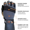 WOLF Mechanic All-purpose Stretchable Flex Grip Work Glove, Dexterity (1,