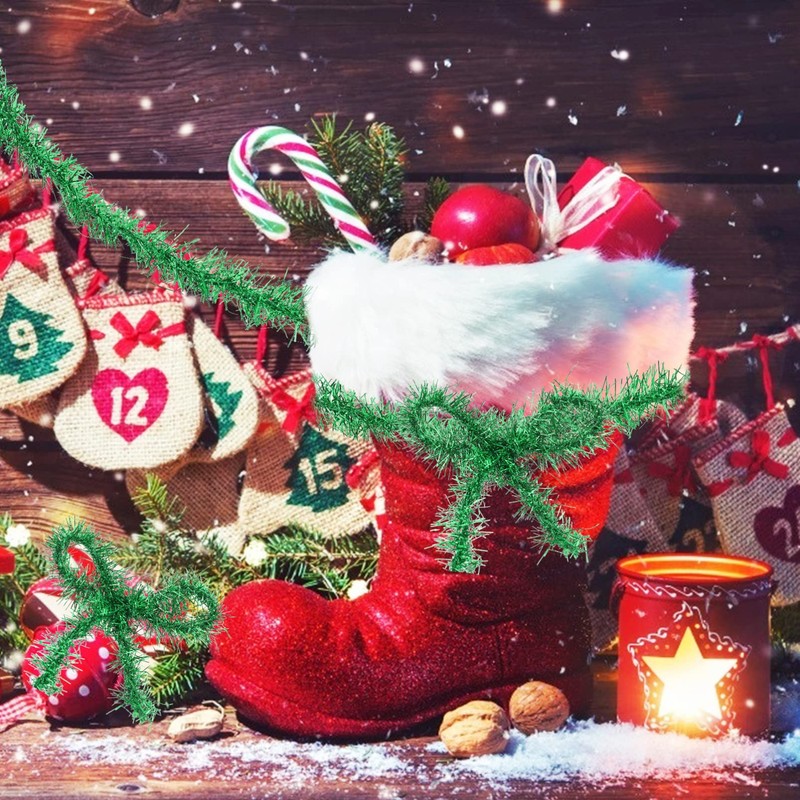Alipis 5sets Unique Design Shiny Garland Christmas Decorations Christmas Ornaments