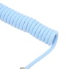 Mechanical Keyboard Cable Double Sleeve Custom Coiled with Detachable Metal