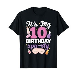 Spa Birthday Gifts Spa Staff Spa-rty Spa Birthday Girl T-Shirt