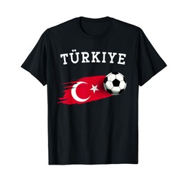 Türkiye Flag Turkey Flag Turkish Soccer Turkish Football T-Shirt