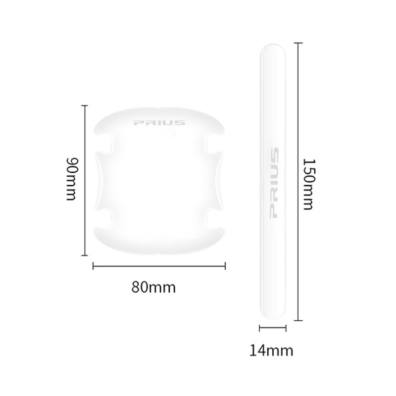Yamletn Prius Door Handle Protector, Set of 8, April 2018