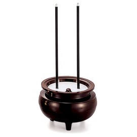 Butsudanya Takita Shoten Safe Incense Incense, Brown, Mini, Height 4.5 inches (11.5 cm) x Diameter 2.2 inches (5.5 cm)); Safe and Perfect for Use in Rooms Without Fire (Certificate Issued by Takita
