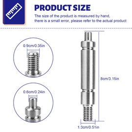 W10359269 Dryer Drum Roller Shaft for Right Side Compatible with Whirlpool Dryer, Dryer Drum Roller Replacement Parts Dryer Drum Shaft, Replaces for AP6020386, 1878660, 339489, 3399507, 4319304