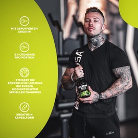 BioTechUSA Creatine Ph-X Kapseln | Gepuffertes Kreatin | 3g CreaBASE pro Portion, 90 Kapseln