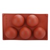 3PCS Semi Sphere Silicone Mold Baking Mold for DIY Making