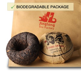 Jinglong Tea Factory - Puerh Tea Tuocha Jumbo Dragon (40 Cups) Ripe Pu-erh (3.6 Ounce)