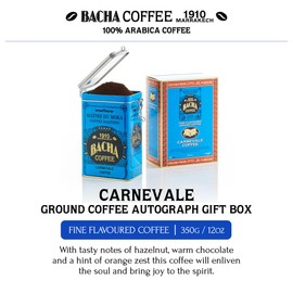 Bacha Coffee | Carnevale Fine Flavoured Coffee, Autograph Collection, 100% Arabica Specialty Coffee, Ground Beans, Medium Roast, 350g