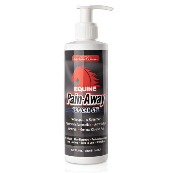 Equine Pain-Away Liniment, All-Natural Chronic Pain Reliever for Horses, Relieves Pain from Arthritis, Hip Dysplasia, and Chronic Joint Pain, Homeopathic, Hypoallergenic, and NSAID-Free