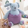 Ashler Easter Bunny Shaped Pillow, Easter Egg Throw Pillow, Soft