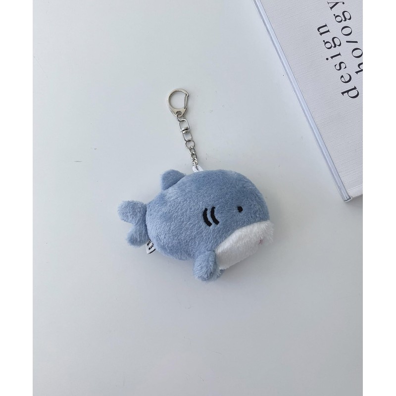 AS KNOW AS plus Squishy Animal Keychain Shark