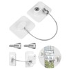 BNREOZA 2 Pieces Fridge Lock, Child Door Lock, No Drilling