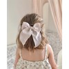 Pinzas para el pelo de lino para bebés y niñas