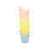 10 Pack of 4 Colors Paper Cup Holders - Convenient,