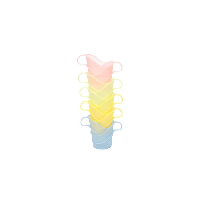 10 Pack of 4 Colors Paper Cup Holders - Convenient,